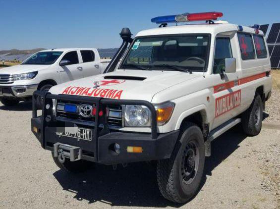 AMBULÂNCIA LAND CRUISER MOTOR V8