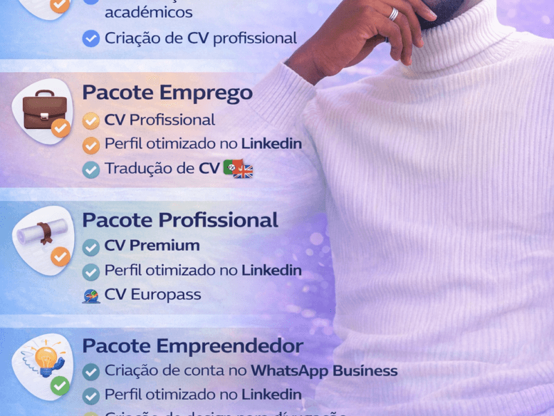 Prestação de serviços digitais, acadêmicos, profissionais e venda de ebooks e criação dos mesmos para venda