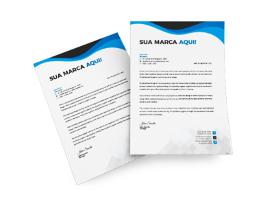 Criamos papel timbrado para a sua empresa ou para si