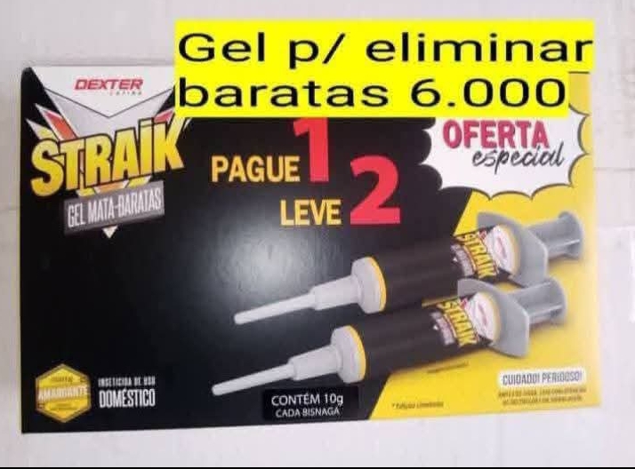 Gel para eliminar baratas