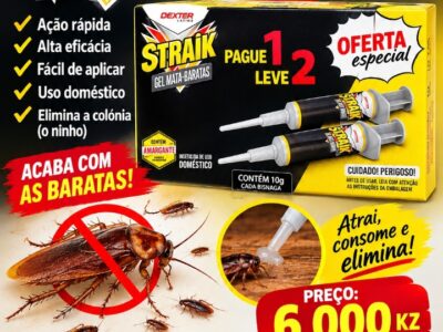 Gel para eliminar baratas