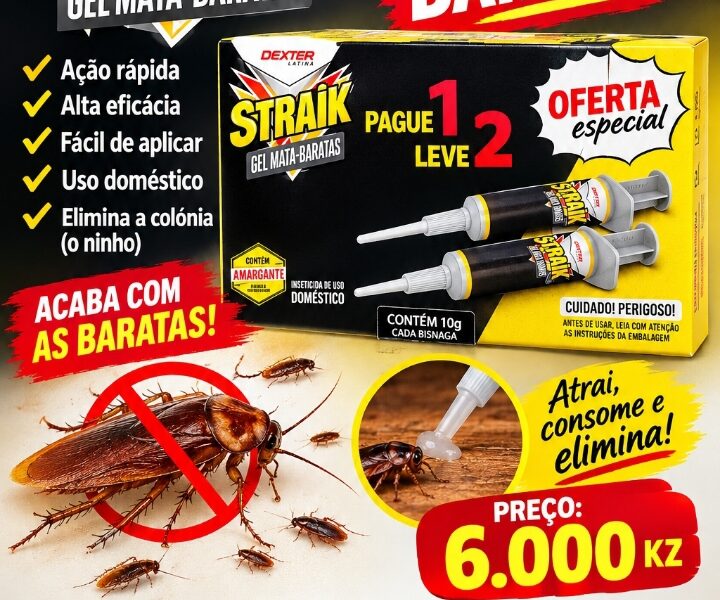 Gel para eliminar baratas