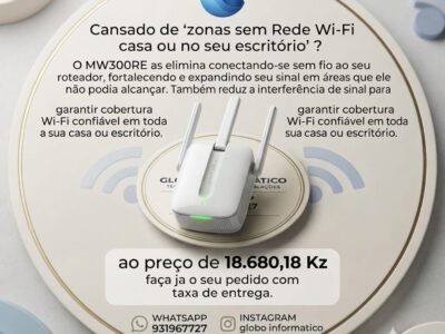 Repetidor de sinal para casa e escritorio de Curto Alcance